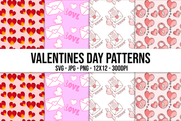 Download Valentines Digital Paper for Sublimation - Valentines digital paper Collection