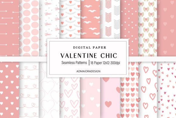 Download Valentine's Digital Paper - Premium Bundle