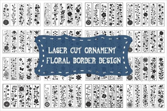 Download Laser Cut Ornamental Floral Border Ideas - Floral border Collection